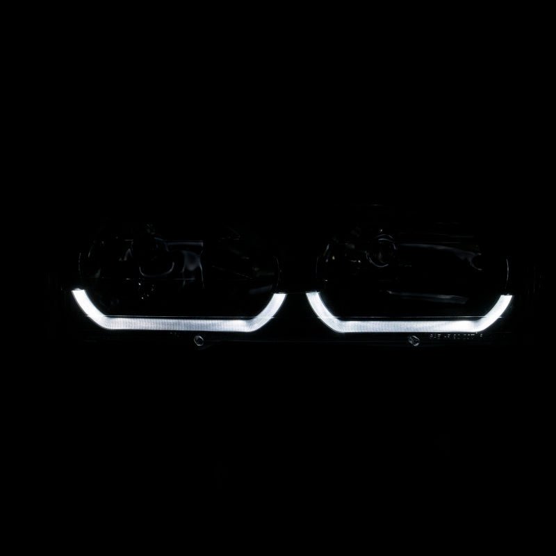 ANZO 2005-2008 Toyota Corolla Crystal Headlight Chrome Amber - Crew Original