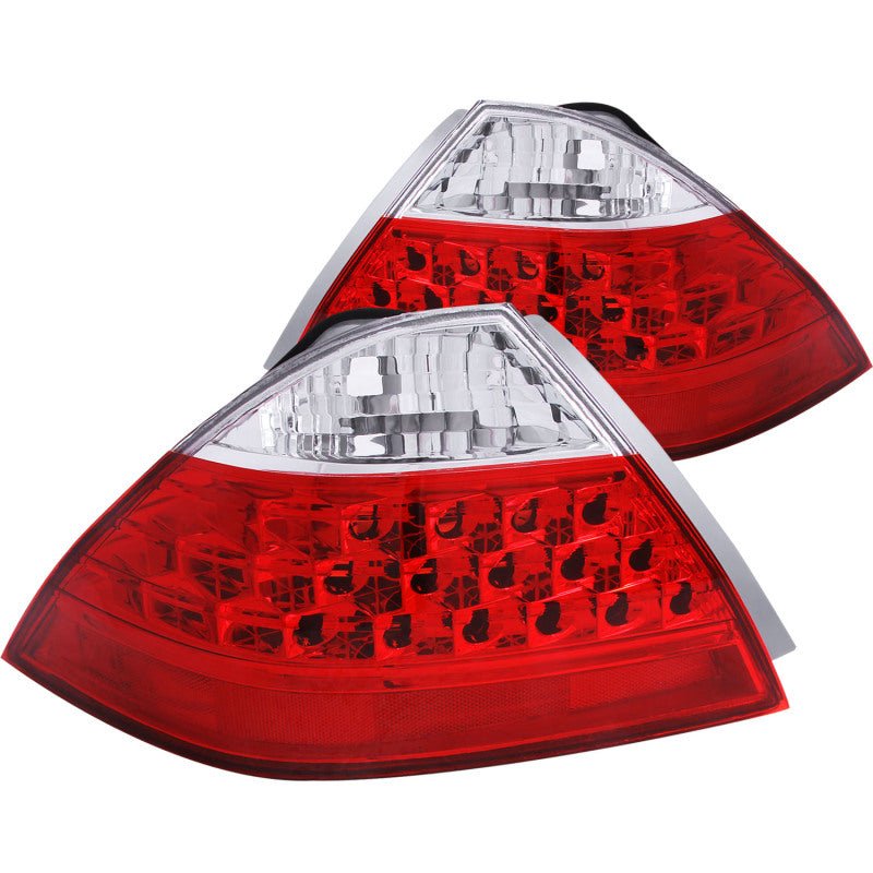 ANZO 2006-2007 Honda Accord Taillights Red/Clear - Crew Original
