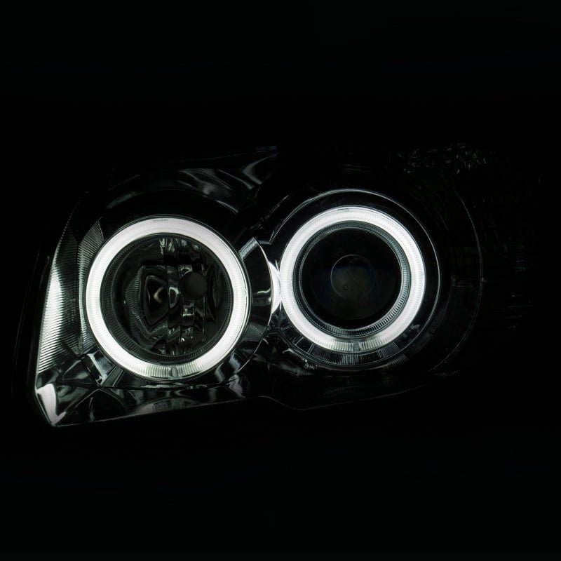 ANZO 2006-2009 Toyota 4Runner Projector Headlights w/ Halo Chrome - Crew Original