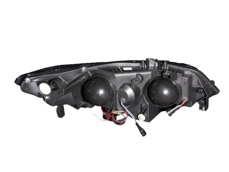 ANZO 2006-2011 Honda Civic Projector Headlights w/ Halo Black (CCFL) - Crew Original