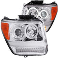 ANZO 2007-2012 Dodge Nitro Projector Headlights w/ Halo Chrome (CCFL) G2 - Crew Original