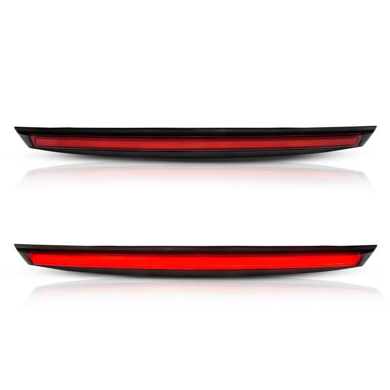 ANZO 2007-2014 Chevrolet Suburban 1500 LED 3rd Brake Light Black Housing Red Lens w/ Spoiler 1pc - Crew Original