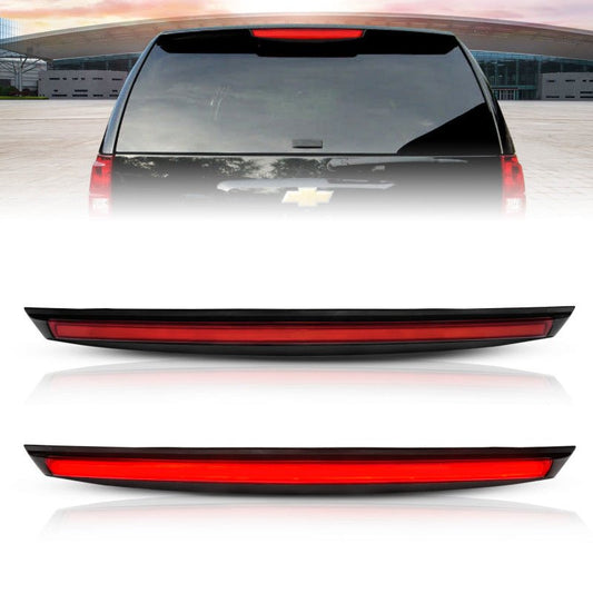 ANZO 2007-2014 Chevrolet Suburban 1500 LED 3rd Brake Light Black Housing Red Lens w/ Spoiler 1pc - Crew Original