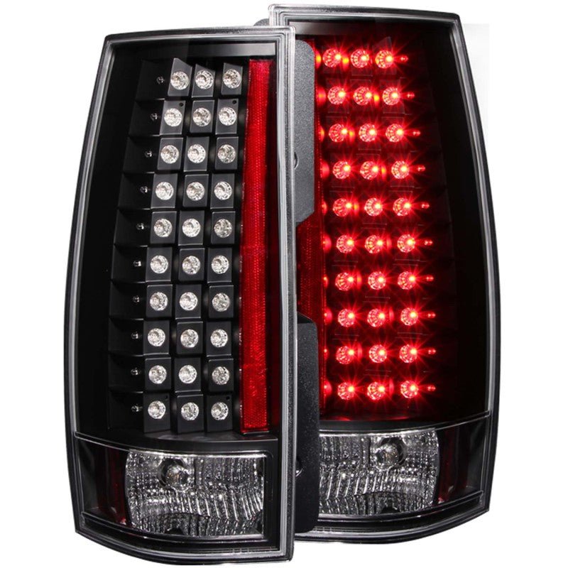 ANZO 2007-2014 Chevrolet Suburban LED Taillights Black G4 - Crew Original