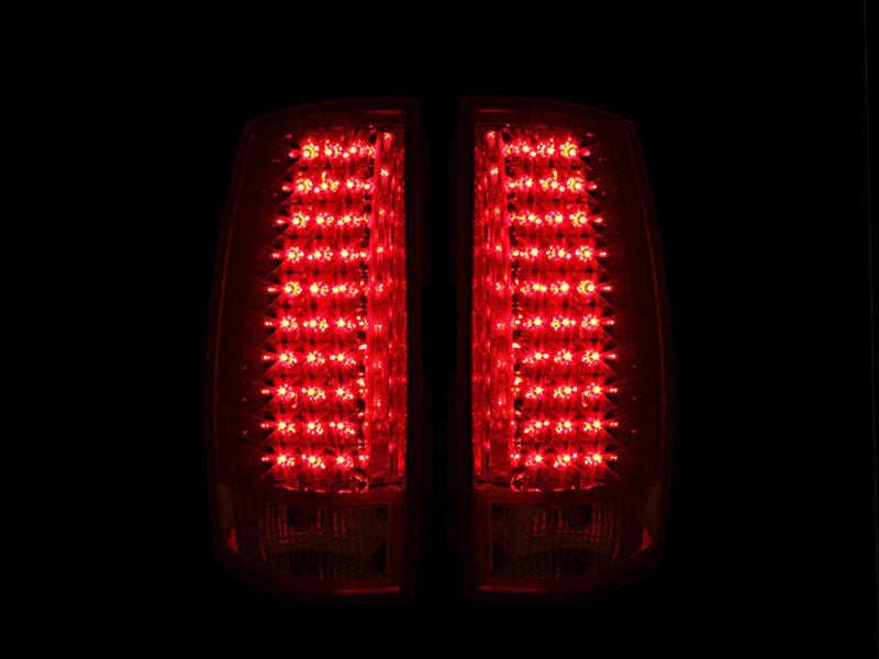 ANZO 2007-2014 Chevrolet Suburban LED Taillights Black G4 - Crew Original