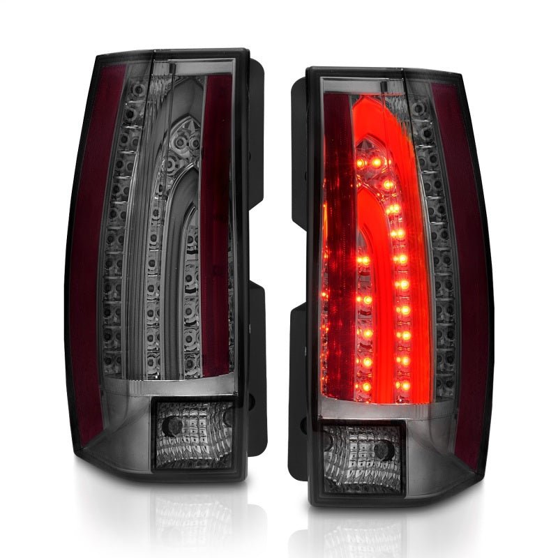 ANZO 2007-2014 Chevrolet Suburban LED Taillights Smoke G5 - Escalade Look - Crew Original