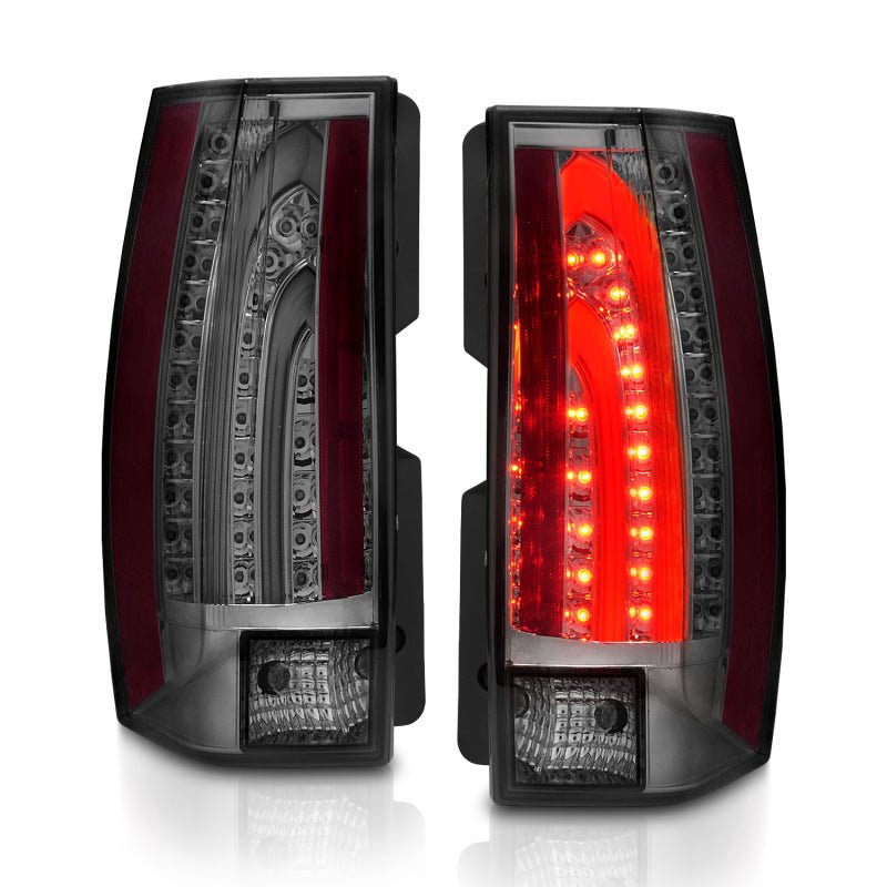 ANZO 2007-2014 Chevrolet Suburban LED Taillights Smoke G5 - Escalade Look - Crew Original