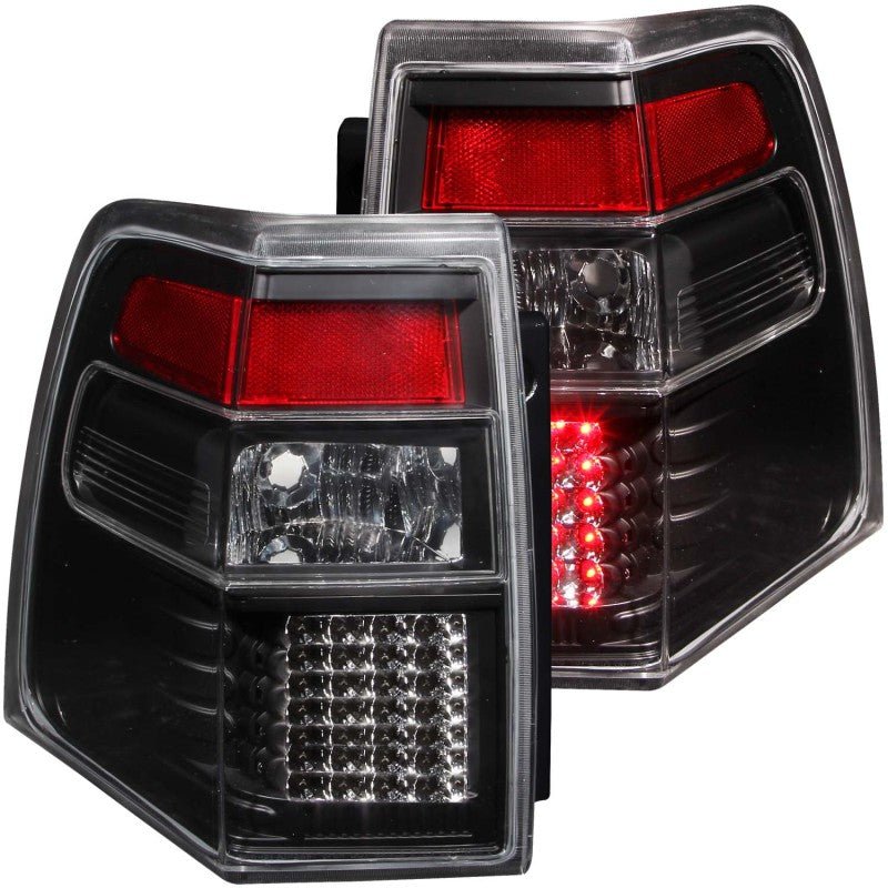 ANZO 2007-2014 Ford Expedition LED Taillights Black - Crew Original