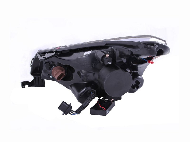 ANZO 2008-2011 Ford Focus Projector Headlights Black - Crew Original