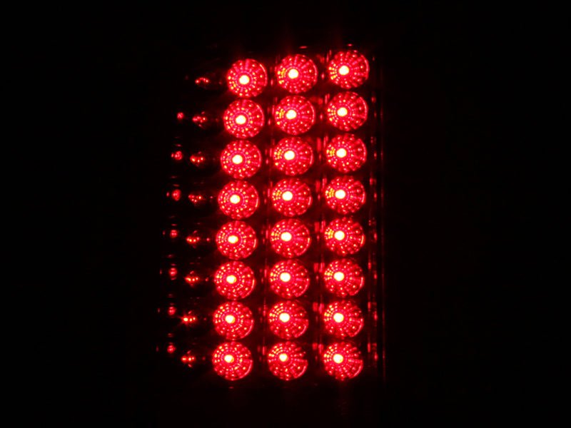 ANZO 2008-2015 Ford F-250 LED Taillights Red/Clear - Crew Original