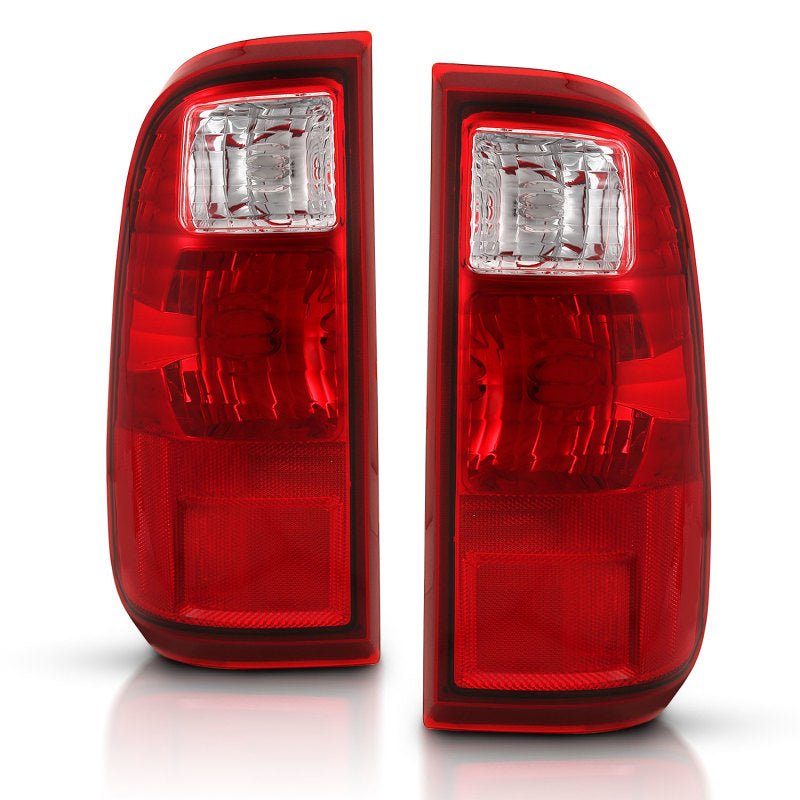 ANZO 2008-2016 Ford F-250 Taillight Red/Clear Lens (OE Replacement) - Crew Original