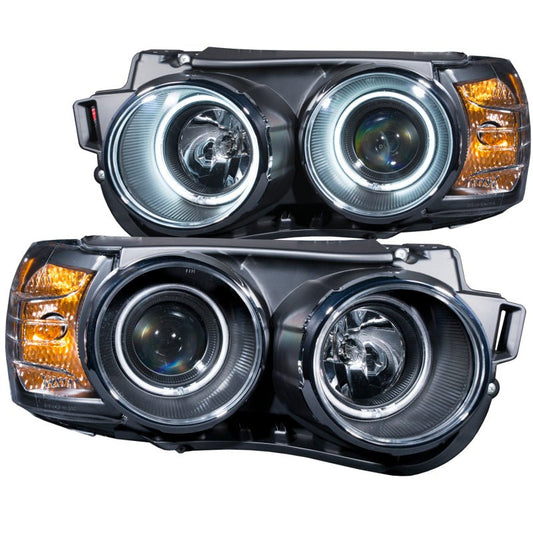 ANZO 2012-2015 Chevrolet Sonic Projector Headlights w/ Halo Black (CCFL) - Crew Original