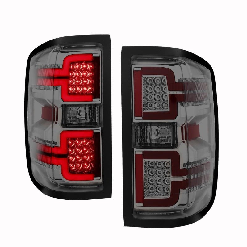 ANZO 2014-2018 Chevy Silverado 1500 LED Taillights Smoke - Crew Original