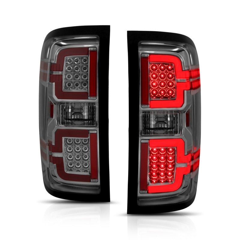 ANZO 2014-2018 Chevy Silverado 1500 LED Taillights Smoke - Crew Original