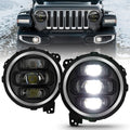ANZO 2018-2019 Jeep Wrangler Full Led ProjectorH.L Black - Crew Original