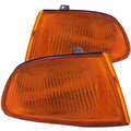 ANZO Corner Lights 1992-1995 Honda Civic Euro Corner Lights Amber - Crew Original