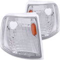 ANZO Corner Lights 1993-1997 Ford Ranger Euro Corner Lights Chrome w/ Amber Reflector - Crew Original