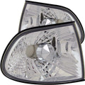 ANZO Corner Lights 1995-1999 Pre Facelift BMW 7 Series E38 Euro Corner Lights Chrome - Crew Original