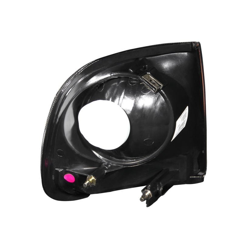 ANZO Corner Lights 1997-2003 Ford F-150 HARLEY DAVIDSON Style Corner Lights Black w/ Amber Reflector - Crew Original