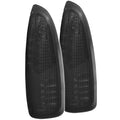 ANZO LED Mirror Lights 2003-2007 Ford Excursion LED Mirror Lights Smoke w/ Amber LED - Crew Original