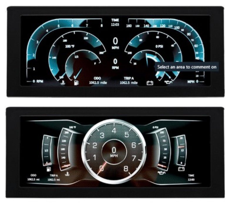 Autometer 82-87 Monte Carlo/El Camino/Malibu InVision Digital Instrument Display Color LCD - Crew Original