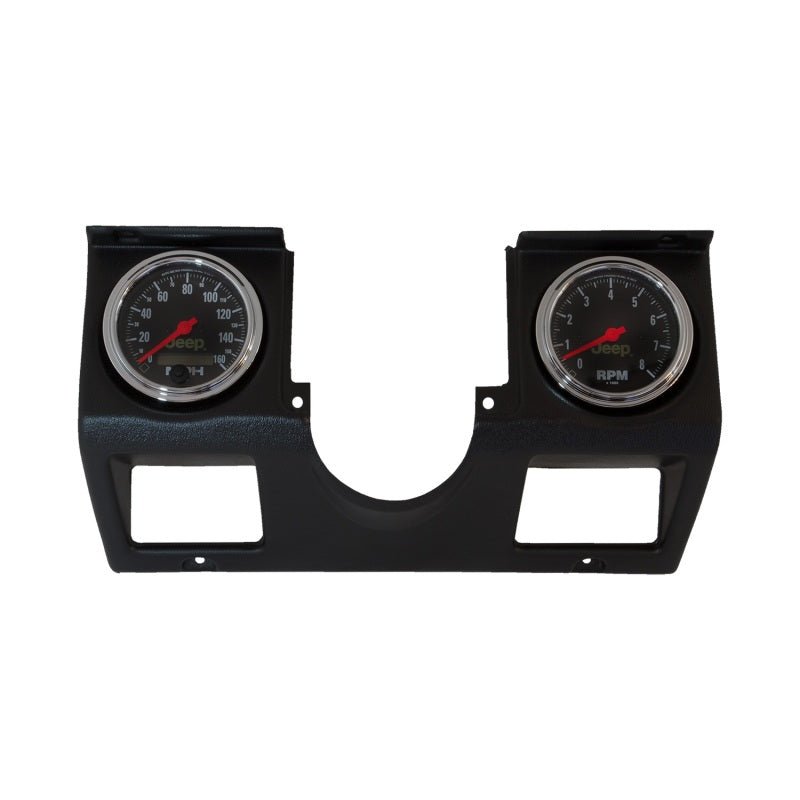 Autometer 87-96 Jeep Wrangler YJ 7pc Direct-Fit Dash Gauge Kit - Crew Original