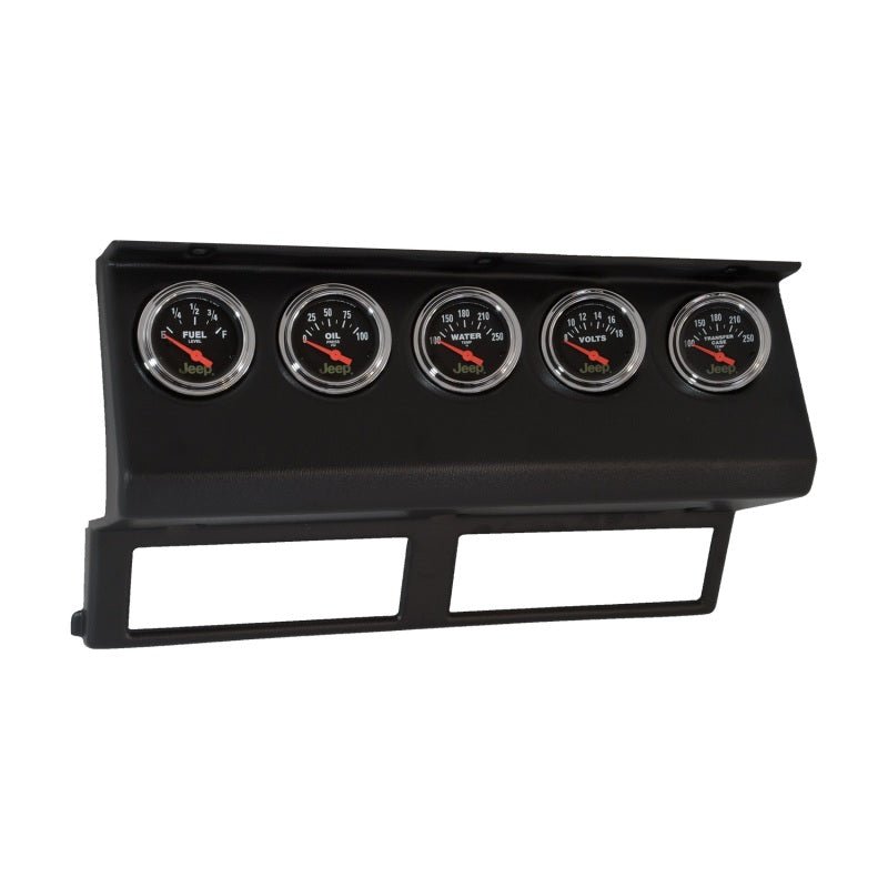 Autometer 87-96 Jeep Wrangler YJ 7pc Direct-Fit Dash Gauge Kit - Crew Original