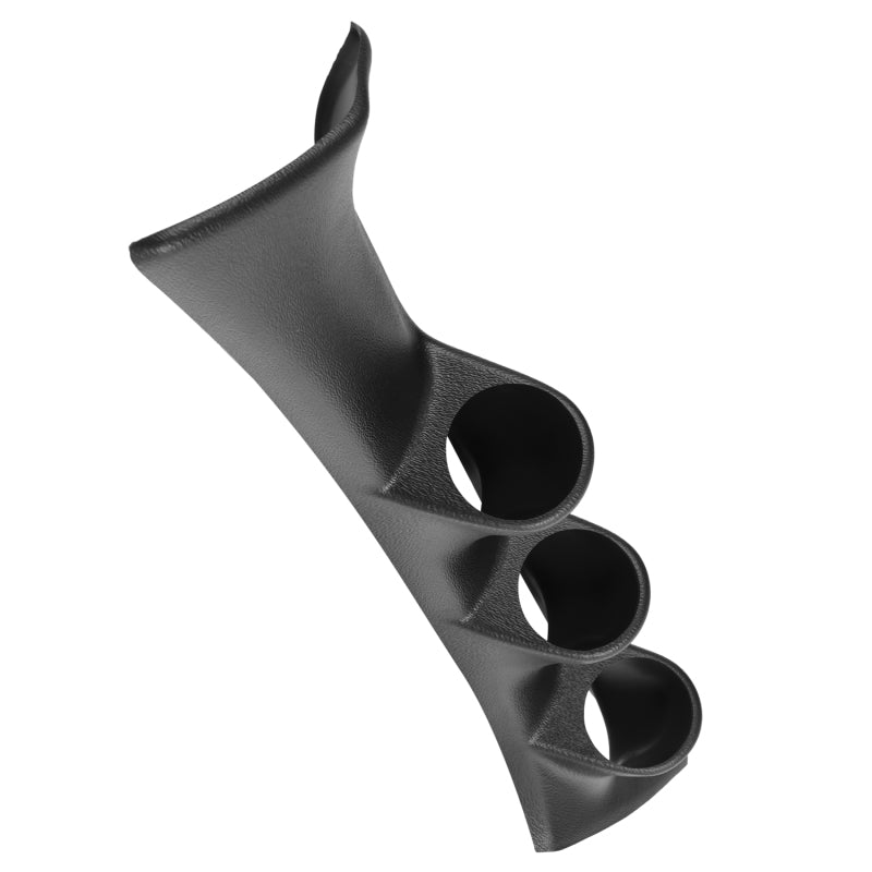 Autometer 95-99 Mitsubishi Eclipse / Eagle Talon (excl Convertible) Black Triple 52mm Pillar Pod - Crew Original