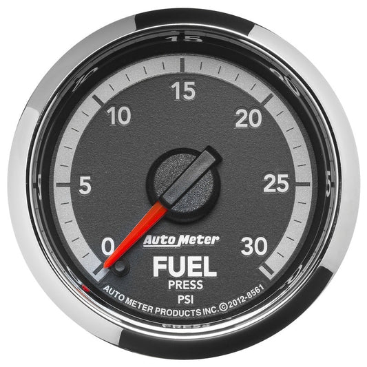 Autometer Factory Match 52.4mm Full Sweep Electronic 0-30 PSI Fuel Pressure Gauge Dodge 4th Gen - Crew Original