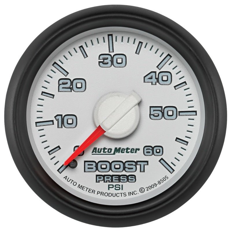 Autometer Factory Match 52.4mm Mechanical 0-60 PSI Boost Gauge - Crew Original