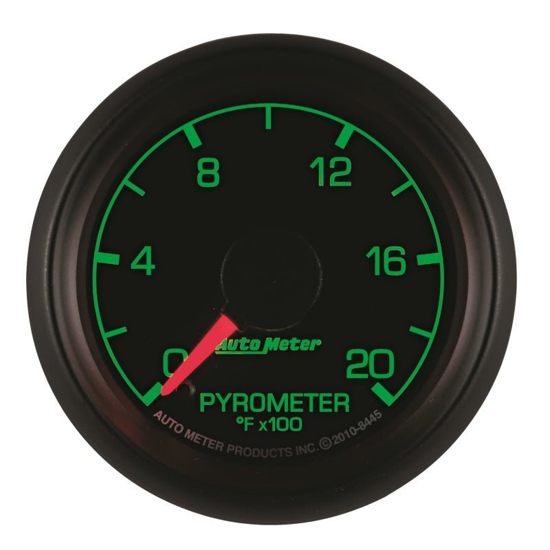 Autometer Factory Match Ford 52.4mm Full Sweep Electronic 0-2000 Deg F EGT/Pyrometer Gauge - Crew Original