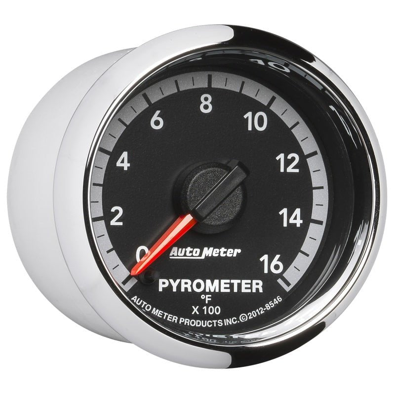 Autometer Gen4 Dodge Factory Match 52.4mm Full Sweep Electronic 0-1600 Deg F EGT/Pyrometer Gauge - Crew Original