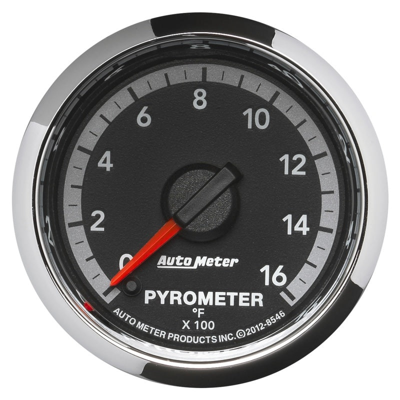 Autometer Gen4 Dodge Factory Match 52.4mm Full Sweep Electronic 0-1600 Deg F EGT/Pyrometer Gauge - Crew Original