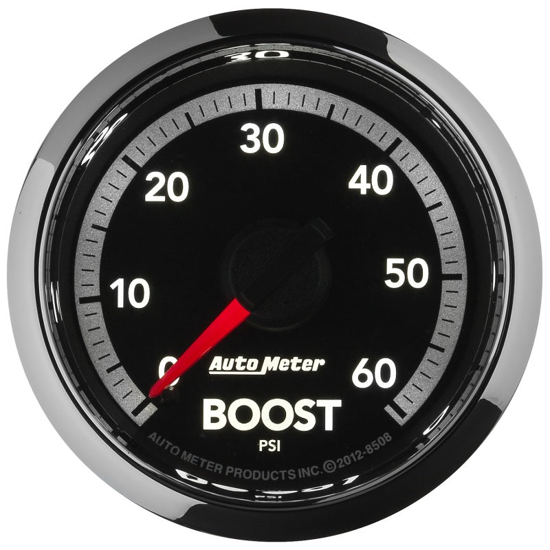 Autometer Gen4 Dodge Factory Match 52.4mm Mechanical 0-60 PSI Boost Gauge - Crew Original