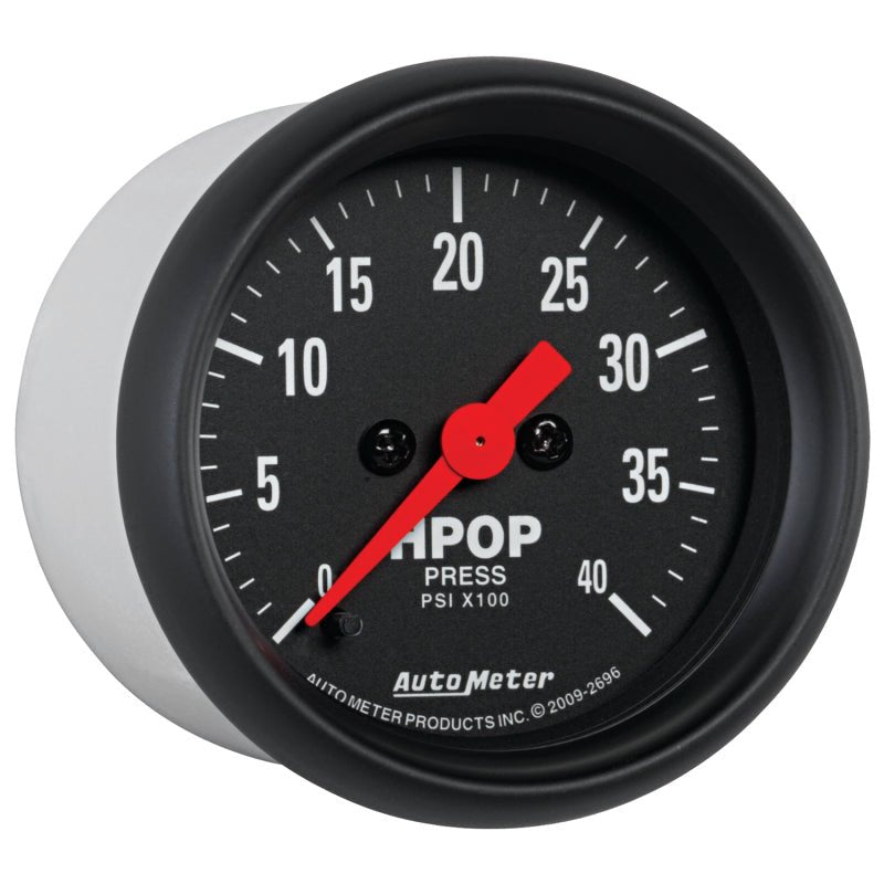 Autometer Z Series 2-1/16in 4K PSI High Pressure Oil Pump Gauge w/ Digital Stepper Motor - Crew Original