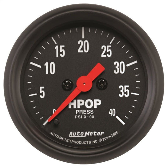 Autometer Z Series 2-1/16in 4K PSI High Pressure Oil Pump Gauge w/ Digital Stepper Motor - Crew Original