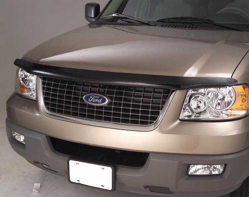 AVS 00-05 Ford Excursion Hoodflector Low Profile Hood Shield - Smoke - Crew Original