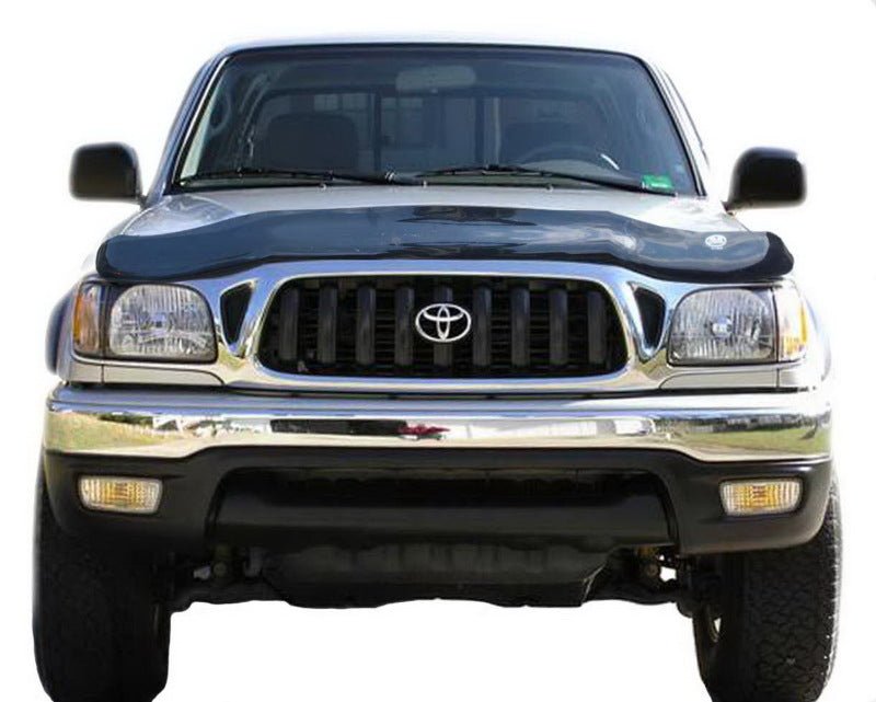 AVS 01-04 Toyota Tacoma High Profile Bugflector II Hood Shield - Smoke - Crew Original