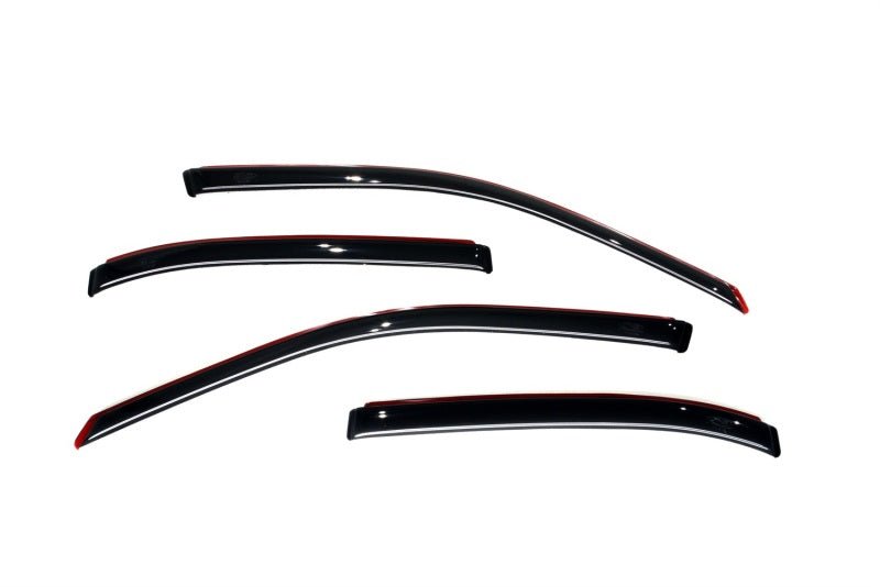 AVS 01-05 Honda Civic Ventvisor In-Channel Front & Rear Window Deflectors 4pc - Smoke - Crew Original