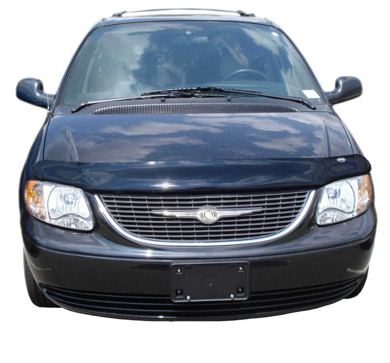 AVS 01-07 Chrysler Town & Country High Profile Bugflector II Hood Shield - Smoke - Crew Original