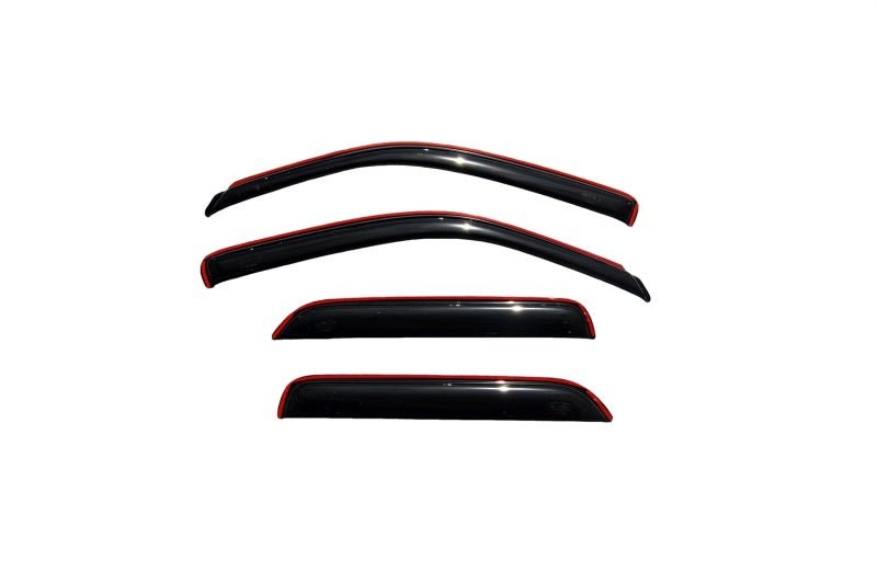 AVS 01-07 Ford Escape Ventvisor In-Channel Front & Rear Window Deflectors 4pc - Smoke - Crew Original