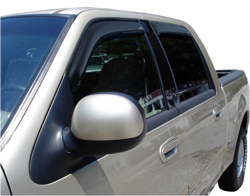 AVS 02-03 Lincoln Blackwood Ventvisor In-Channel Front & Rear Window Deflectors 4pc - Smoke - Crew Original