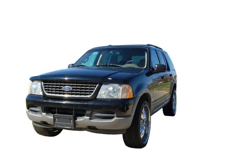 AVS 02-05 Ford Explorer Hoodflector Low Profile Hood Shield - Smoke - Crew Original