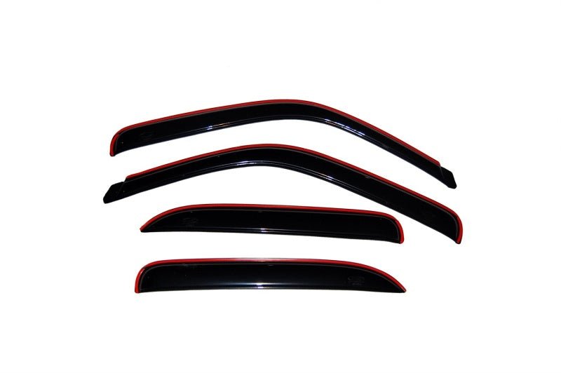 AVS 02-06 Cadillac Escalade Ventvisor In-Channel Front & Rear Window Deflectors 4pc - Smoke - Crew Original