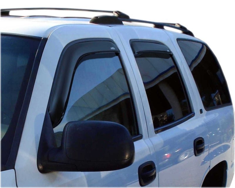 AVS 02-06 Cadillac Escalade Ventvisor In-Channel Front & Rear Window Deflectors 4pc - Smoke - Crew Original