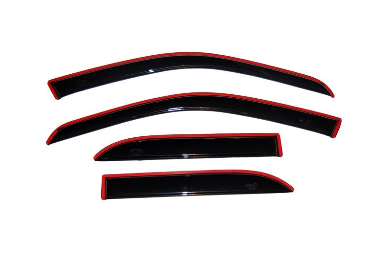 AVS 02-07 Buick Rendezvous Ventvisor In-Channel Front & Rear Window Deflectors 4pc - Smoke - Crew Original