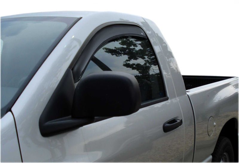 AVS 02-08 Dodge RAM 1500 Standard Cab Ventvisor In-Channel Window Deflectors 2pc - Smoke - Crew Original