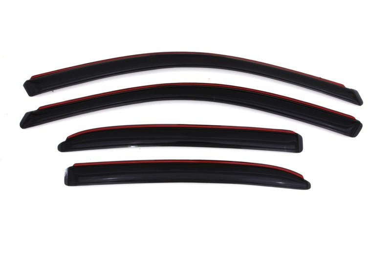 AVS 03-07 Honda Accord Ventvisor In-Channel Front & Rear Window Deflectors 4pc - Smoke - Crew Original