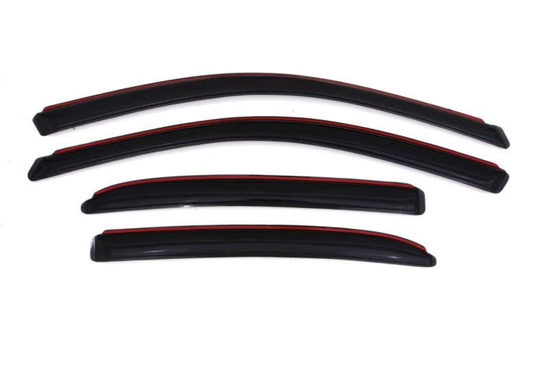 AVS 03-07 Honda Accord Ventvisor In-Channel Front & Rear Window Deflectors 4pc - Smoke - Crew Original