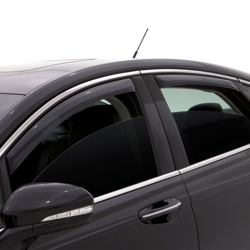 AVS 03-07 Honda Accord Ventvisor In-Channel Front & Rear Window Deflectors 4pc - Smoke - Crew Original